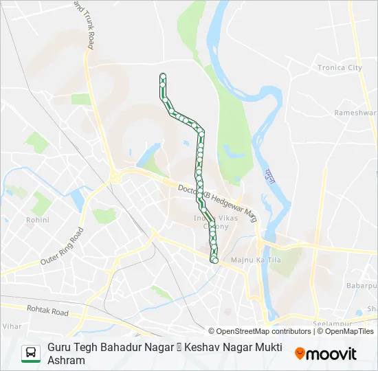 61 Bus Line Map
