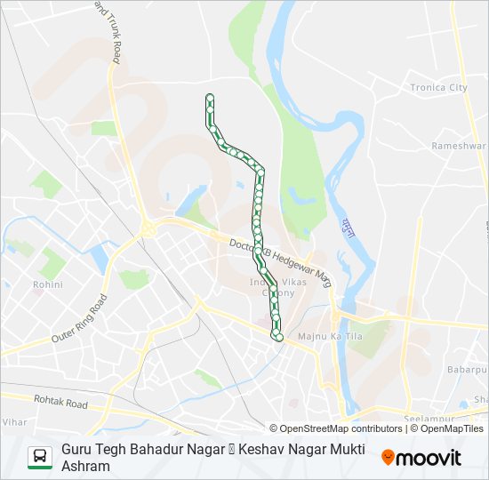 61 bus Line Map