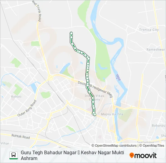 61 Bus Line Map