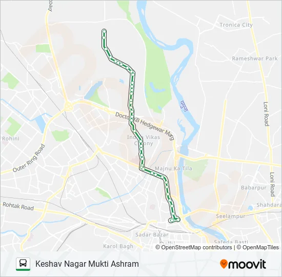 61 Bus Line Map