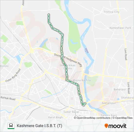 61 Bus Line Map