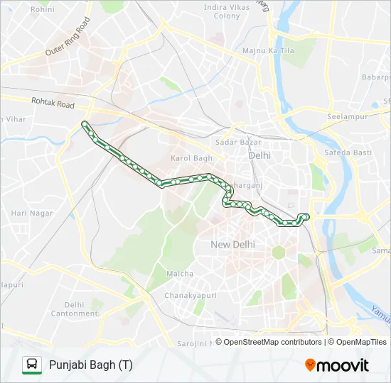 85 Bus Line Map