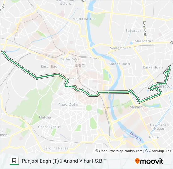 85 Bus Line Map