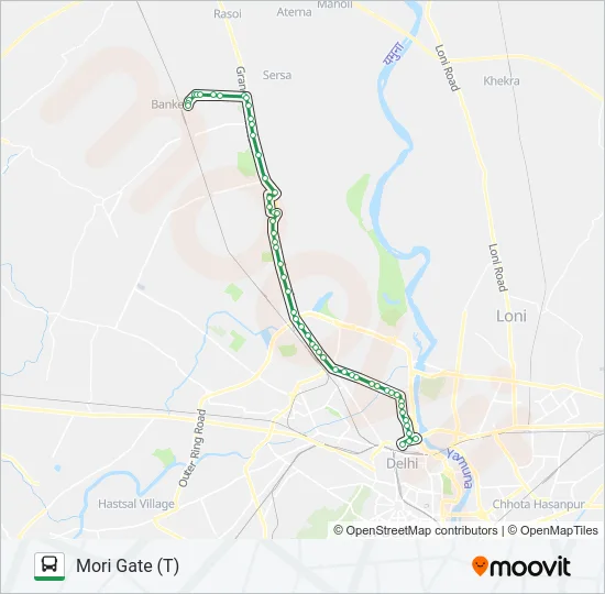 193 Bus Line Map