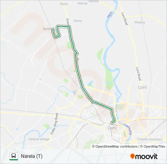 193 Bus Line Map