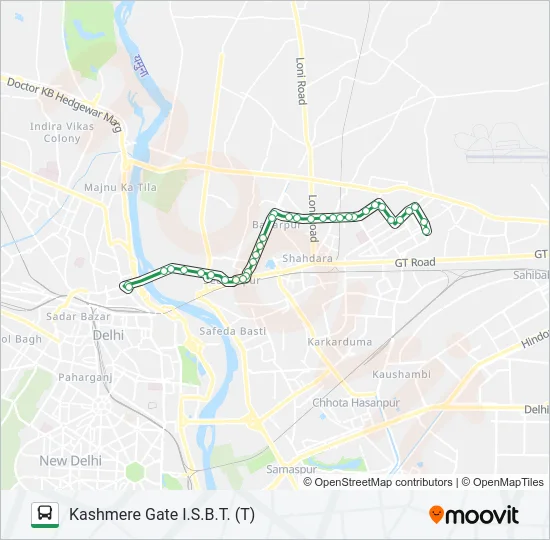 205 Bus Line Map
