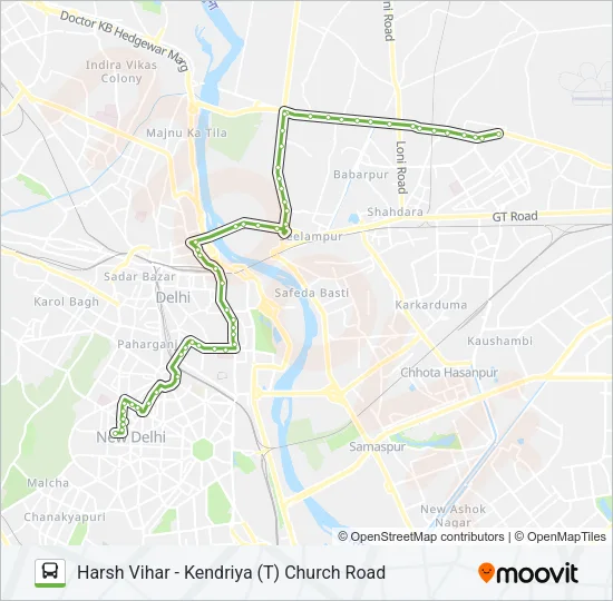 210 Bus Line Map