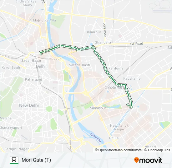 211 Bus Line Map