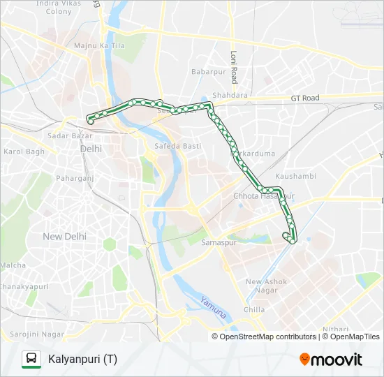 211 Bus Line Map