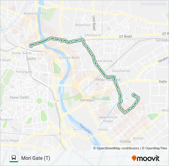 211 Bus Line Map