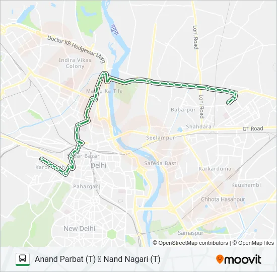 212 Bus Line Map