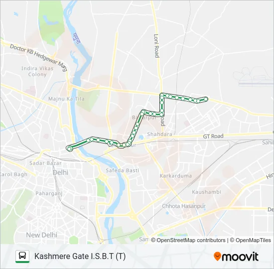 213 Bus Line Map