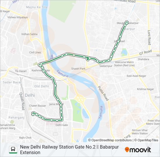 213 Bus Line Map