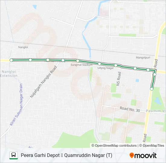 219 Bus Line Map