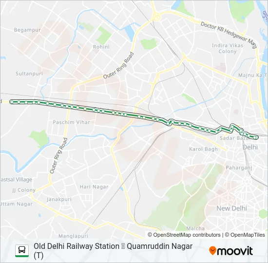 219 Bus Line Map
