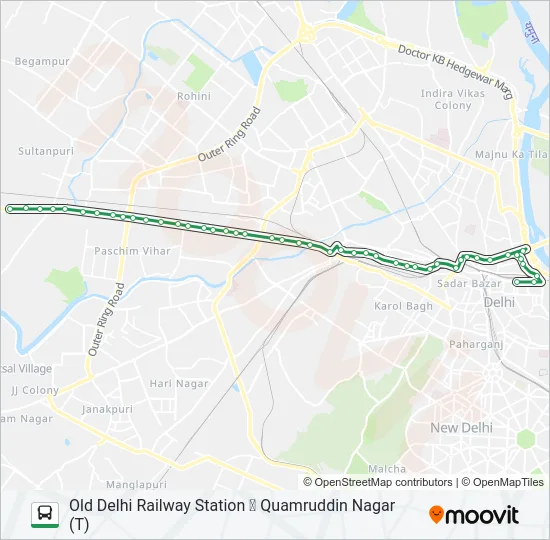 219 Bus Line Map
