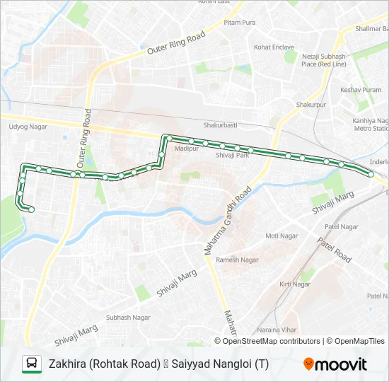 233 Bus Line Map