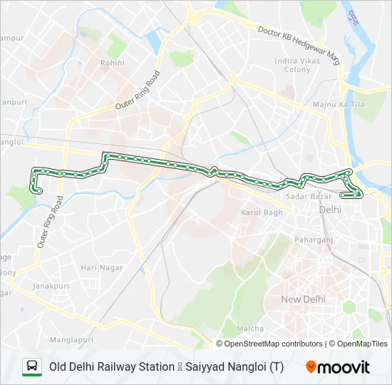 233 Bus Line Map