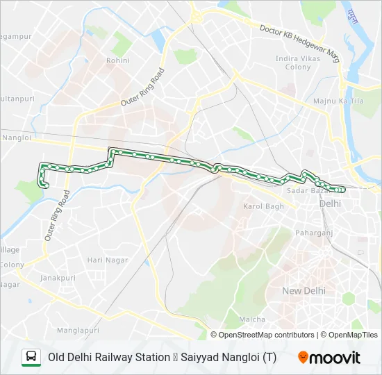 233 Bus Line Map