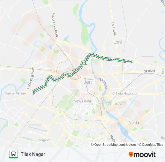 234 Bus Line Map