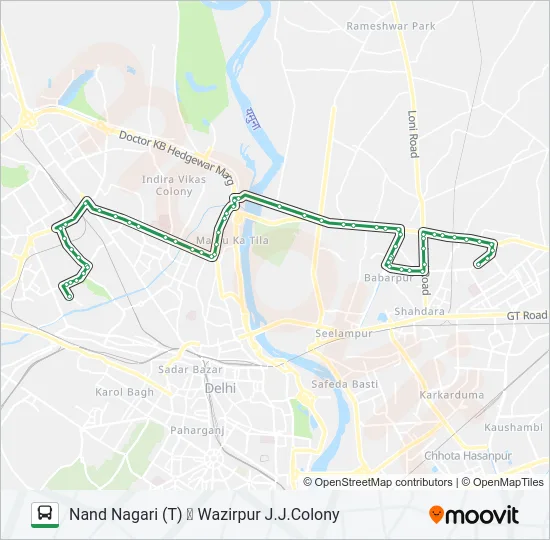 235 Bus Line Map