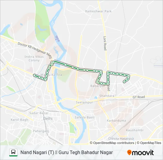 235 Bus Line Map