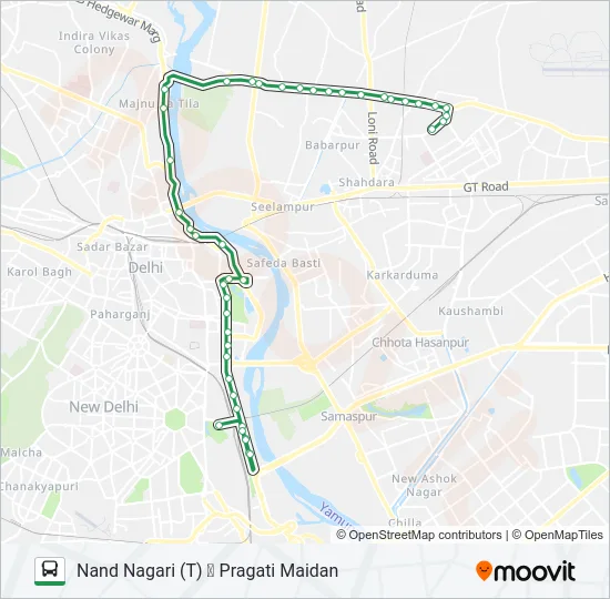 244 Bus Line Map