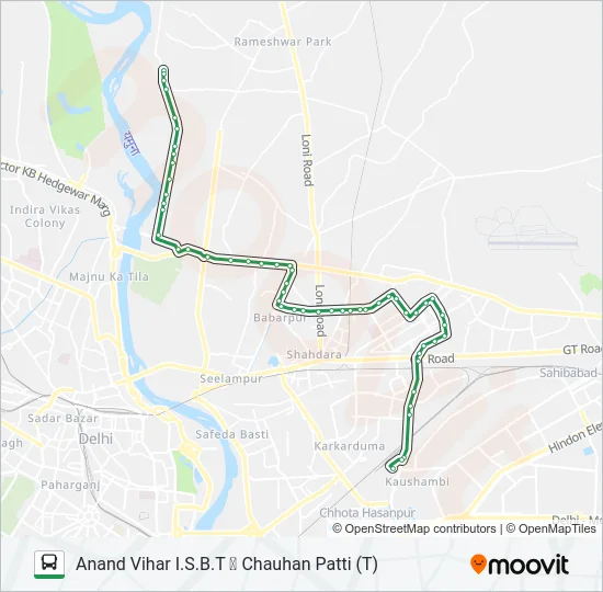 33A Bus Line Map