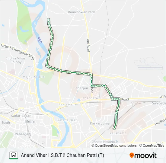 33A Bus Line Map