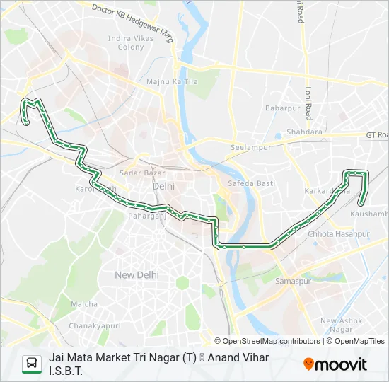 39A Bus Line Map