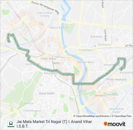 39A Bus Line Map