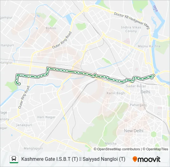 233STL Bus Line Map