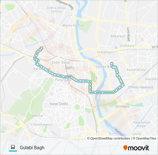 39 Bus Line Map