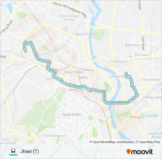 39 Bus Line Map