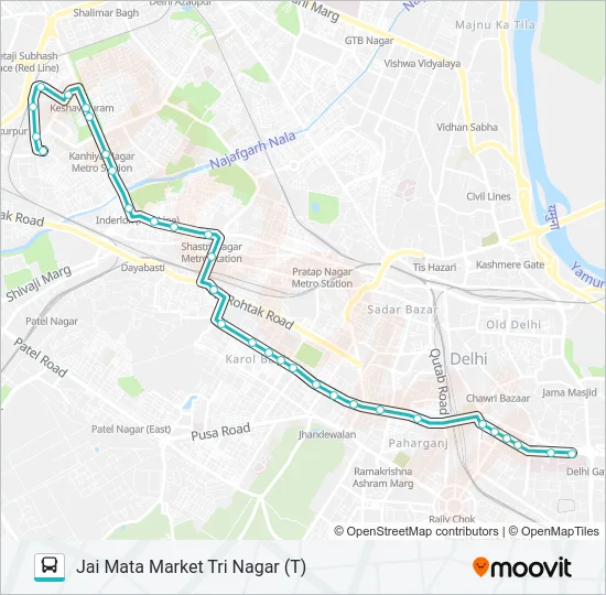 39 Bus Line Map