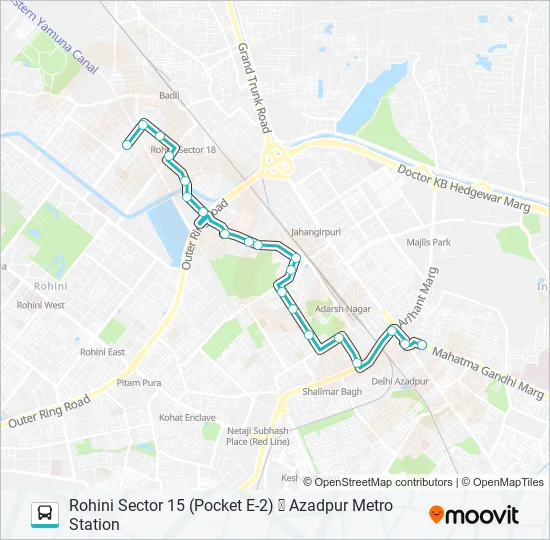 183 Bus Line Map