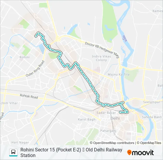 183 Bus Line Map