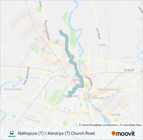 185 Bus Line Map