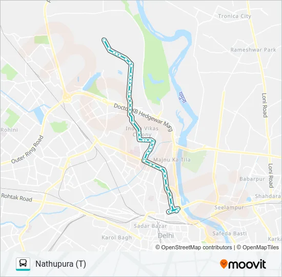 185 Bus Line Map