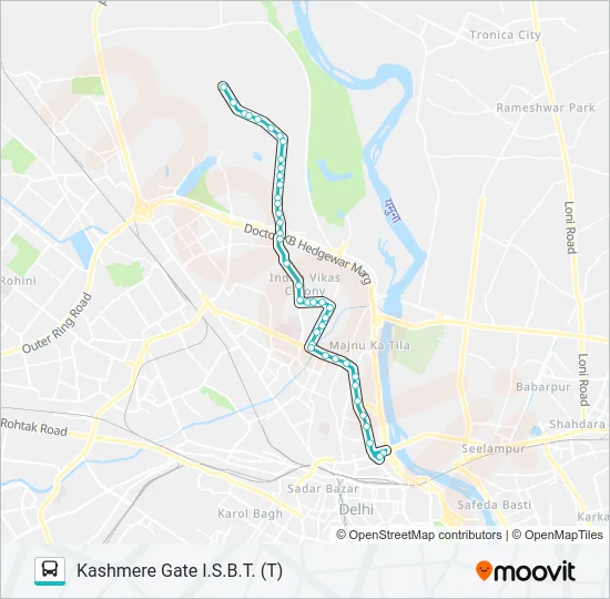 185 Bus Line Map