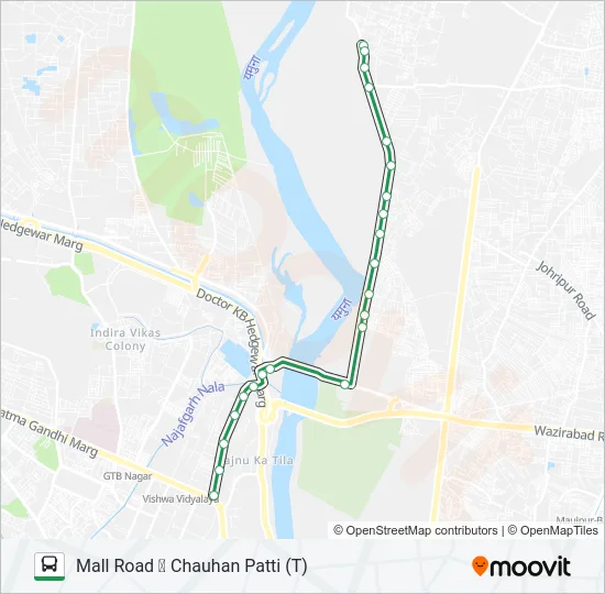 258 Bus Line Map