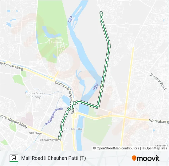 258 Bus Line Map