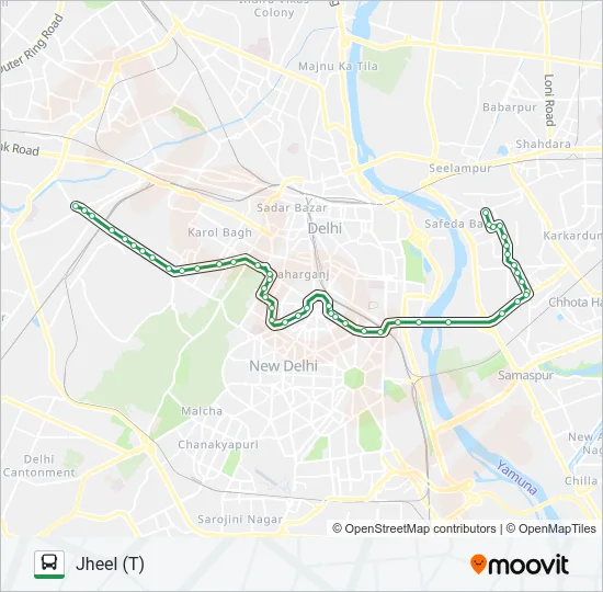 316 Bus Line Map