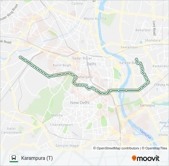 316 Bus Line Map