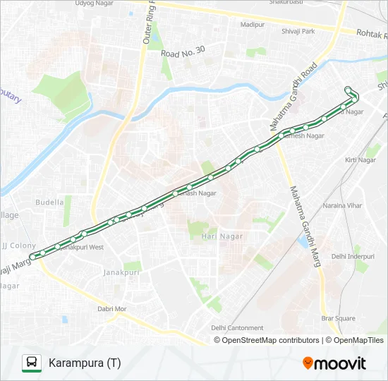 316 Bus Line Map