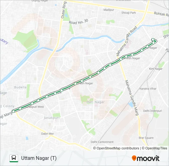 316 Bus Line Map