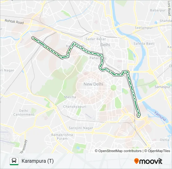 318 Bus Line Map