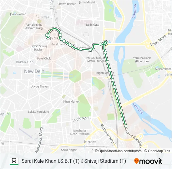 318 Bus Line Map