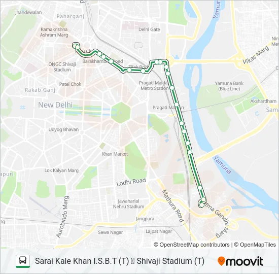 318 Bus Line Map
