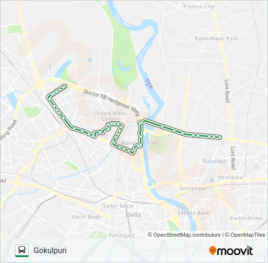 333 Bus Line Map